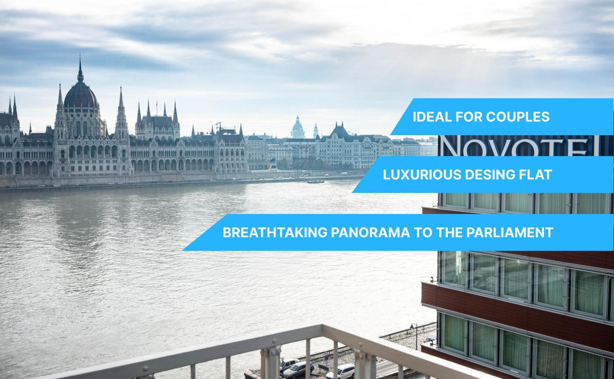 Riverside Luxury Panorama Home - Smarttv, Fastwifi Budapest Eksteriør billede