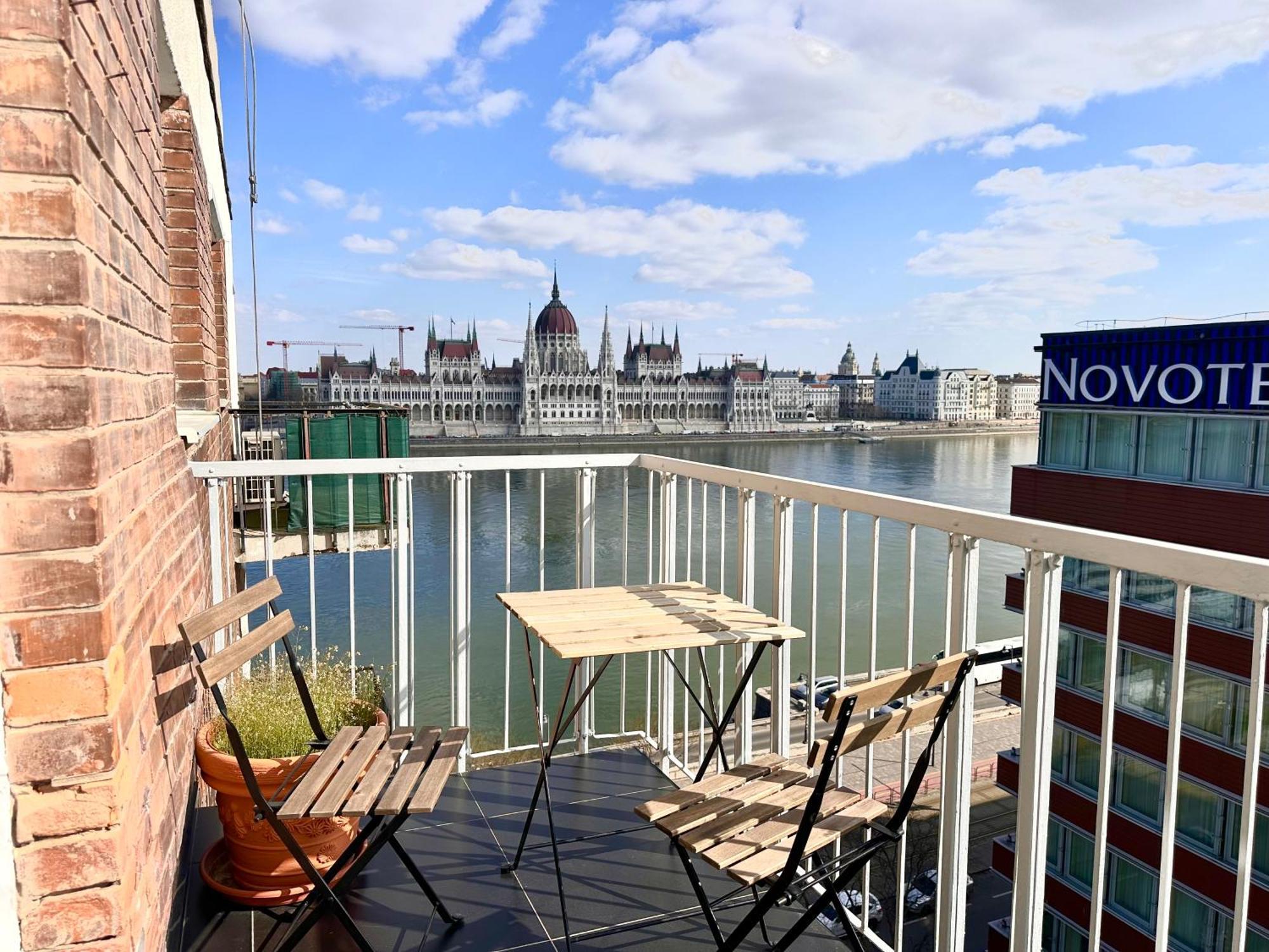 Riverside Luxury Panorama Home - Smarttv, Fastwifi Budapest Eksteriør billede